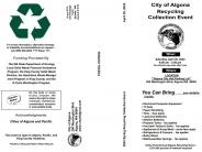 Recycle event Front